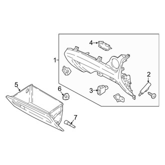 Hyundai OE - Instrument Panel - Glove Box
