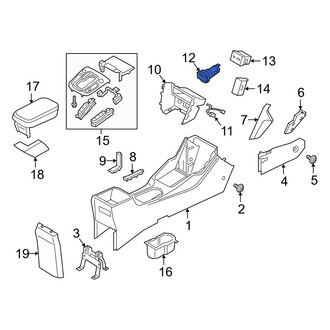 Hyundai OE - Front Left 12 Volt Accessory Power Outlet