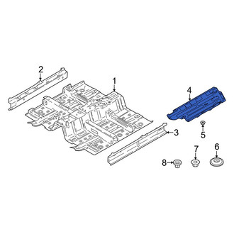 Hyundai OE - Right Floor Pan Splash Shield