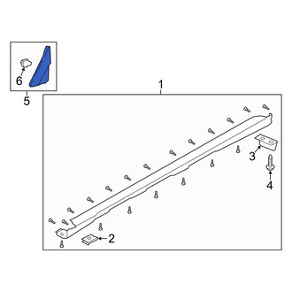 Hyundai OE - Left Outer Body A-Pillar Trim Panel
