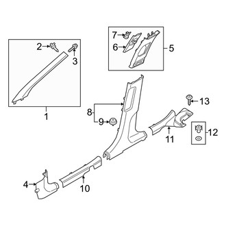 Hyundai OE - Pillars, Rocker & Floor - Interior Trim