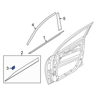 Hyundai OE - Wheel Arch Molding Clip