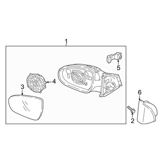 Hyundai OE - Front Door - Outside Mirrors