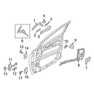 Hyundai OE - Front Door - Lock & Hardware