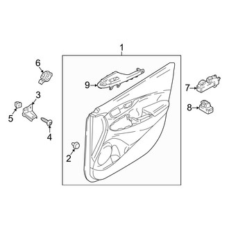 Hyundai OE - Front Door - Interior Trim