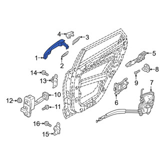 Hyundai OE - Rear Right Outer Exterior Door Handle