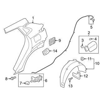 Hyundai OE - Quarter Panel & Components (Limited / SE / SEL / Ultimate)