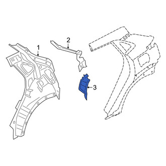 Hyundai OE - Right Lower Body D-Pillar