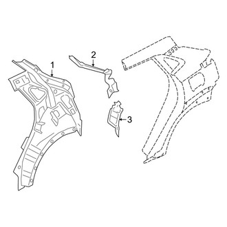 Hyundai OE - Quarter Panel - Inner Structure