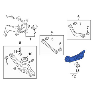 Hyundai OE - Rear Left Suspension Trailing Arm