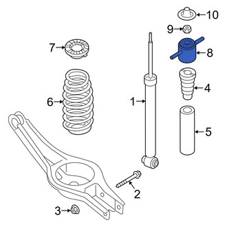 Hyundai OE - Rear Suspension Shock Absorber Mount