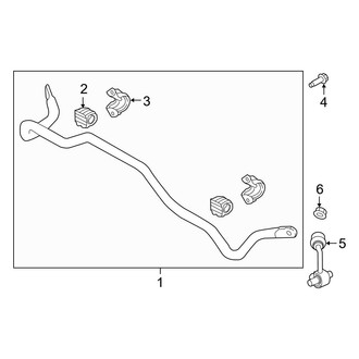 Hyundai OE - Rear Suspension - Stabilizer Bar & Components (Limited / SE / SEL / Ultimate AWD)
