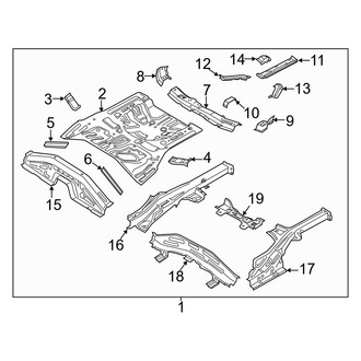 Hyundai OE - Rear Floor Pan