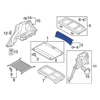 Hyundai OE - Rear Left Liftgate Trim Scuff Plate