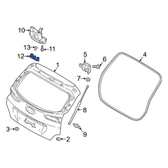 Hyundai OE - Rear Liftgate Lock Striker Plate