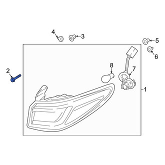 Hyundai OE - Tail Light Cover Screw