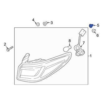 Hyundai OE - Inner Tail Light Clip