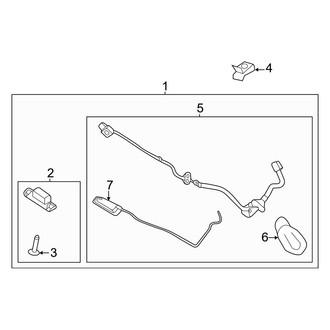Hyundai OE - Rear License Plate Light Assembly