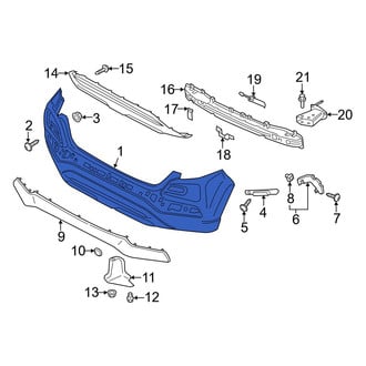 Hyundai OE - Front Lower Bumper Cover