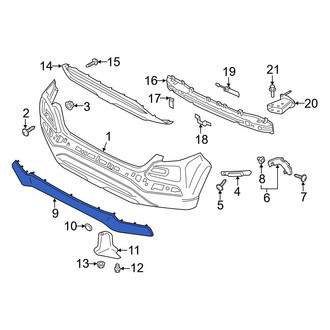 Hyundai OE - Rear Upper Bumper Trim