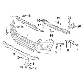 Hyundai OE - Rear Bumper - Bumper & Components (W/O Iron Man Package), (Limited / SE / SEL / Ultimate)