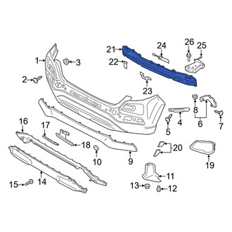 Hyundai OE - Rear Bumper Impact Bar