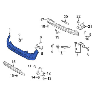 Hyundai OE - Rear Bumper Cover