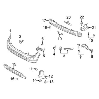 Hyundai OE - Rear Bumper - Bumper & Components