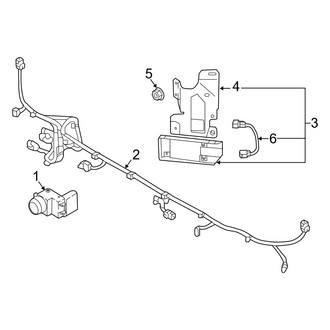 Hyundai OE - Rear Bumper - Electrical Components