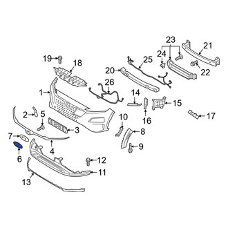 Hyundai OE - Front Bumper Cover Emblem