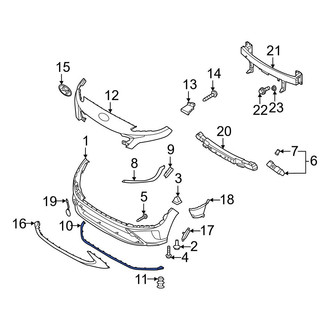 Hyundai OE - Front Spoiler