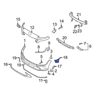 Hyundai OE - Front Left Brake Air Duct