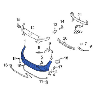 Hyundai OE - Front Lower Bumper Cover