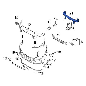Hyundai OE - Front Bumper Impact Bar