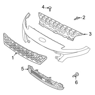 Hyundai OE - Front Bumper & Grille - Grille & Components