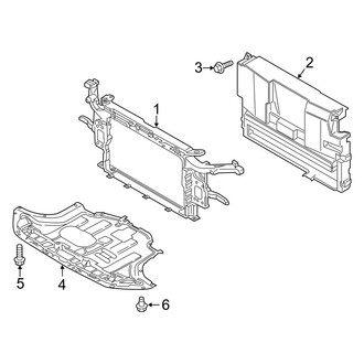 Hyundai OE - Radiator Support (Limited / SEL / Ultimate)