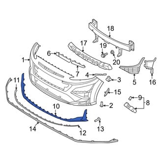 Hyundai OE - Front Lower Bumper Cover
