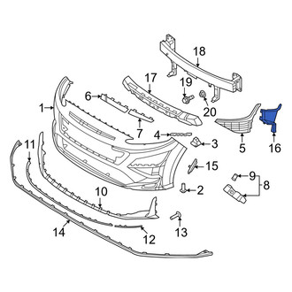 Hyundai OE - Front Right Brake Air Duct