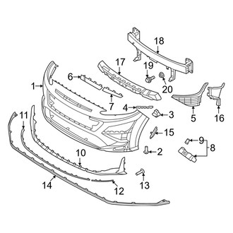 Hyundai OE - Front Bumper & Grille - Bumper & Components