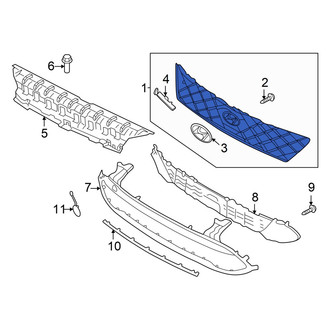 Hyundai OE - Front Center Grille