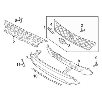 Hyundai OE - Front Bumper & Grille - Grille & Components (N Line)