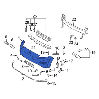 Hyundai OE - Front Bumper Cover