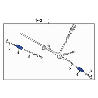 Hyundai OE - Rack and Pinion Bellows
