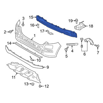 Hyundai OE - Rear Bumper Impact Bar
