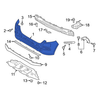Hyundai OE - Front Lower Bumper Cover
