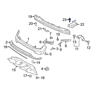 Hyundai OE - Bumper Impact Bar Bolt