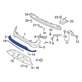 Hyundai OE - Rear Lower Bumper Cover