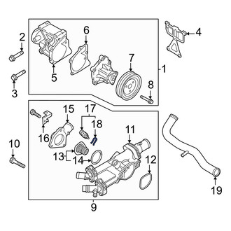 Hyundai OE - Engine Coolant Temperature Sensor Clip