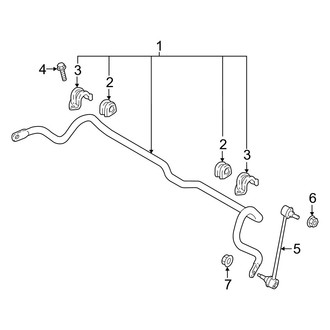 Hyundai OE - Front Suspension - Stabilizer Bar & Components