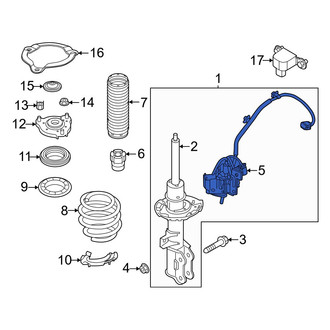 Hyundai OE - Front Left Suspension Ride Height Sensor